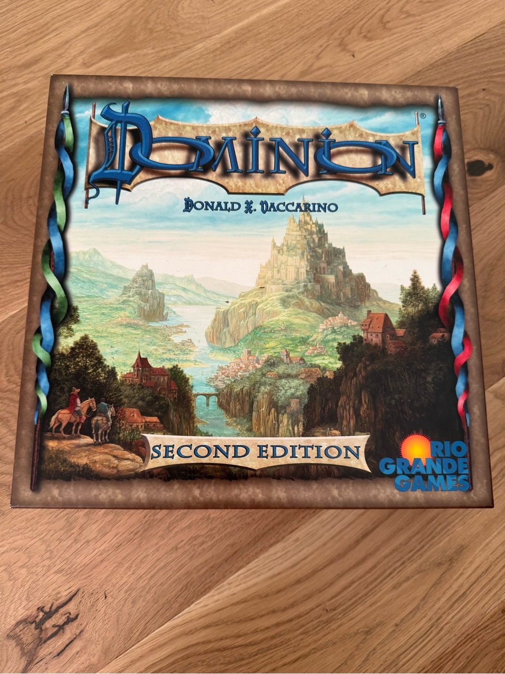 Dominion Second Edition Board Game by - Blue/Green Artwork